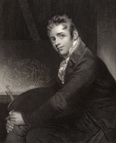 Sir David Wilkie, gegraveerd door H. Robinson, uit 