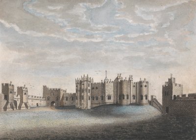 Kasteel Alnwick door William Beilby