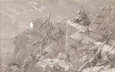 Bestorming van het kasteel door William Bell Scott