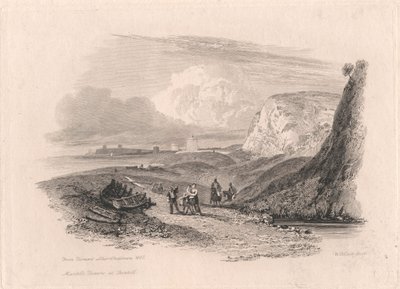 Martello Torens bij Bexhill door William Bernard Cooke