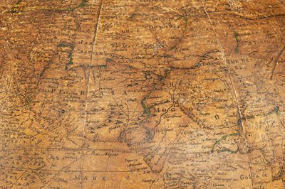 Vroege Engelse Terrestrische Globe door William Berry