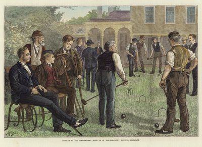 Croquet bij het herstellingsoord van het St Bartholomew