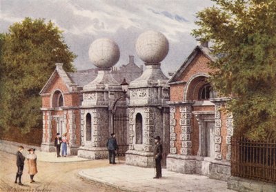 Hoofdingang, Royal Naval College, Greenwich door William Biscombe Gardner