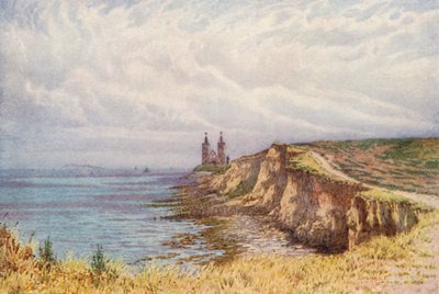 Reculver vanuit het Westen door William Biscombe Gardner