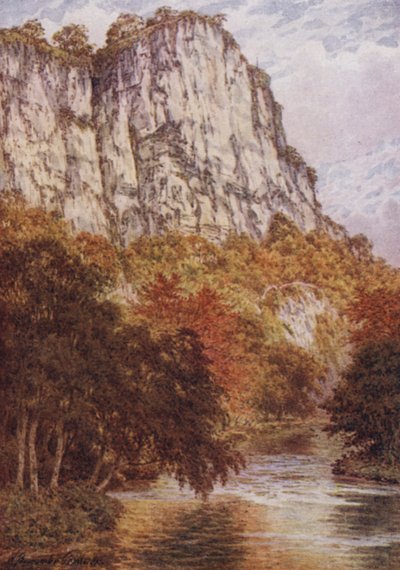 De Hoge Tor, Matlock (kleur litho) door William Biscombe Gardner