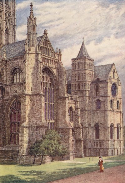 De zuidkant van de kathedraal, Canterbury door William Biscombe Gardner