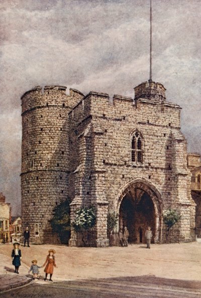 Westgate, Canterbury door William Biscombe Gardner