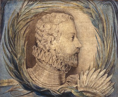 Alonso de Ercilla y Zúñiga, c.1800 door William Blake