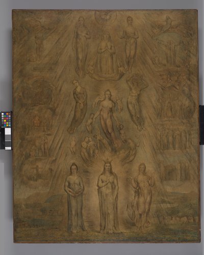 Een allegorie van de geestelijke toestand van de mens door William Blake