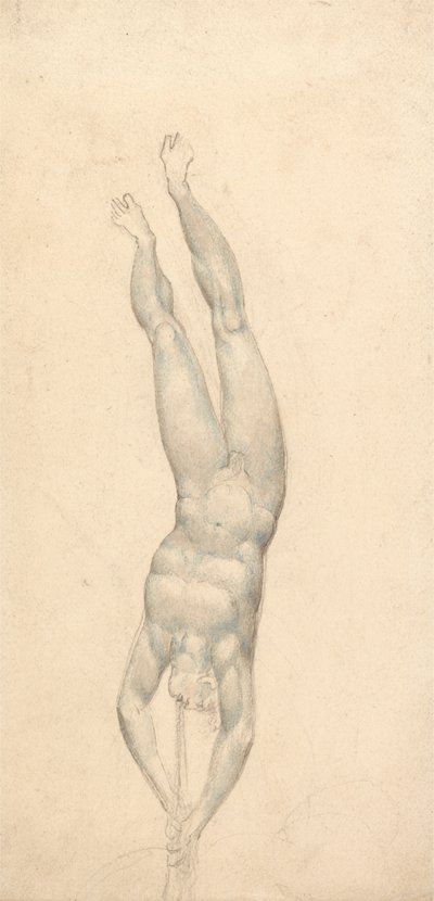 Een Engel met een Trompet door William Blake