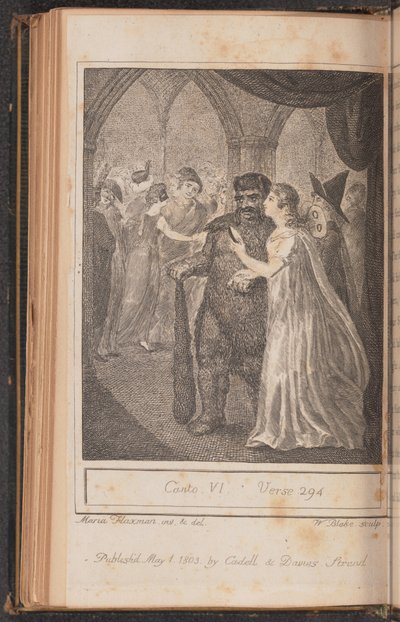 Canto IV, vers 294 door William Blake