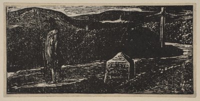 Colinets Reis: Mijlpaal Gemarkeerd LXII Mijlen naar Londen, uit Thorntons Pastorals of V... door William Blake