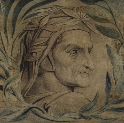 Dante Alighieri, c.1800-03 door William Blake