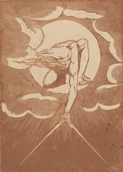 Europa. Een Profetie, Frontispice Proefdruk door William Blake