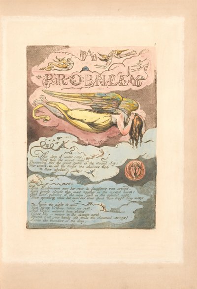 Europa. Een Profetie, Plaat 5, Een - Profetie - De diepte van de winter kwam... (Bentley 6) door William Blake