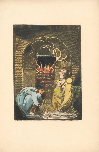 Europa. Een Profetie, Plaat 8 (Bentley 9) door William Blake