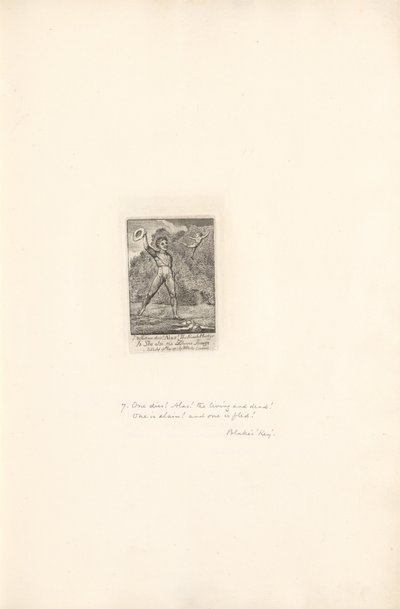 Voor de Geslachten - De Poorten van het Paradijs, Plaat 9, Ach! door William Blake