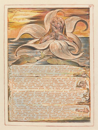 Jeruzalem, Plaat 28, Jeruzalem, Hoofdstuk 2... door William Blake