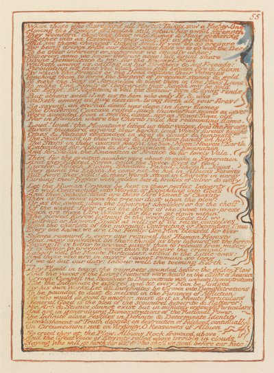Jeruzalem, Plaat 55, Wanneer degenen die negeren.... door William Blake