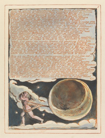 Jeruzalem, Plaat 8, Stond Tegen Mij Op.... door William Blake
