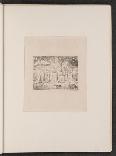 Job en Zijn Familie door William Blake