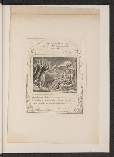 Jobs Troosters door William Blake