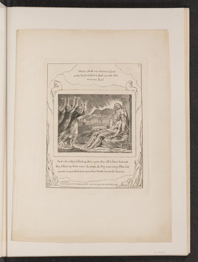 Jobs Troosters door William Blake