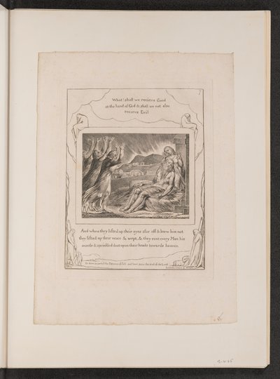 Jobs Troosters door William Blake