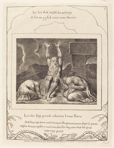 Jobs Wanhoop door William Blake