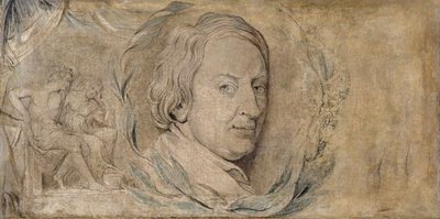 John Dryden, c.1800 door William Blake