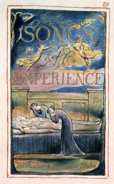 Titelpagina van Songs of Experience: plaat 29 uit Songs of Innocence and of Experience (kopie AA) ca. 1815-26 door William Blake