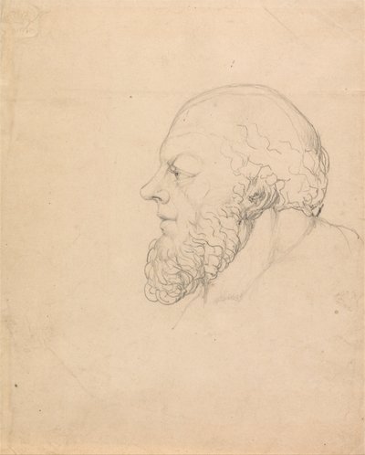 Socrates, een visionair hoofd door William Blake