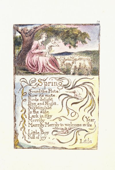 Lente, 1789 door William Blake