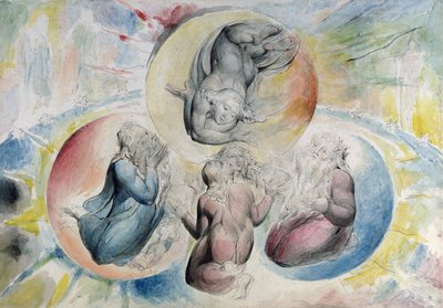 St. Peter, St. James, Dante en Beatrice met St. John Ook uit 