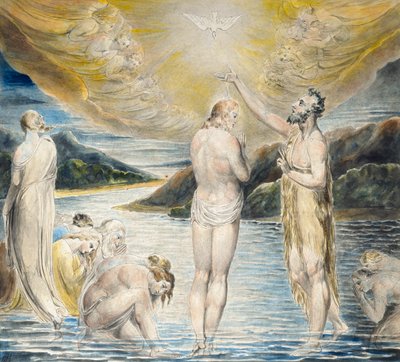 De Doop van Christus door William Blake