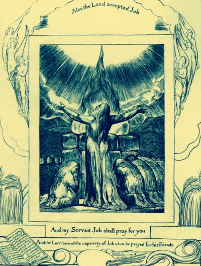 Het Boek Job illustraties door William Blake door William Blake