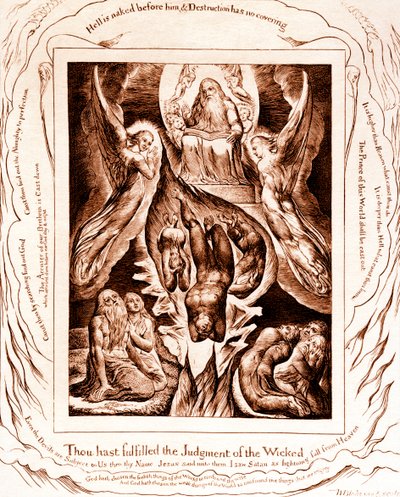 Het Boek van Job illustraties door William Blake door William Blake
