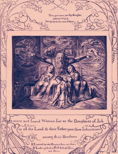 Het boek Job illustraties door William Blake door William Blake