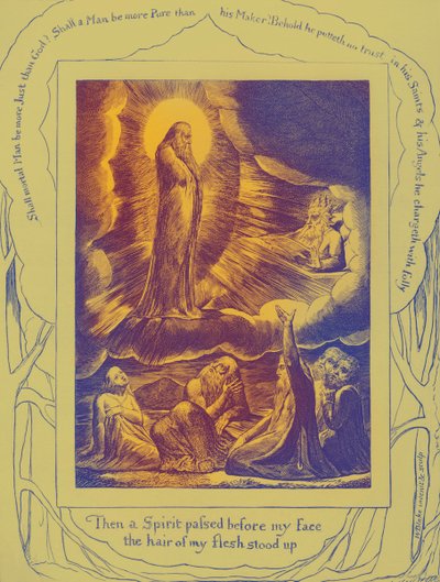 Het boek Job illustraties door William Blake door William Blake