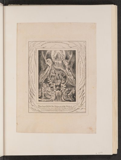 De Val van Satan door William Blake