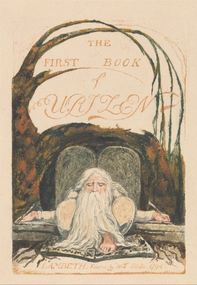 Het Eerste Boek van Urizen, Plaat 1, Het Eerste Boek van Urizen. (Bentley 1) door William Blake