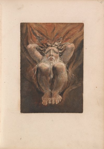 Het eerste boek van Urizen, Plaat 21 (Bentley 16) door William Blake