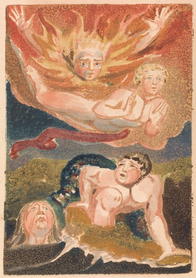 Het eerste boek van Urizen, Plaat 22 (Bentley 24) door William Blake