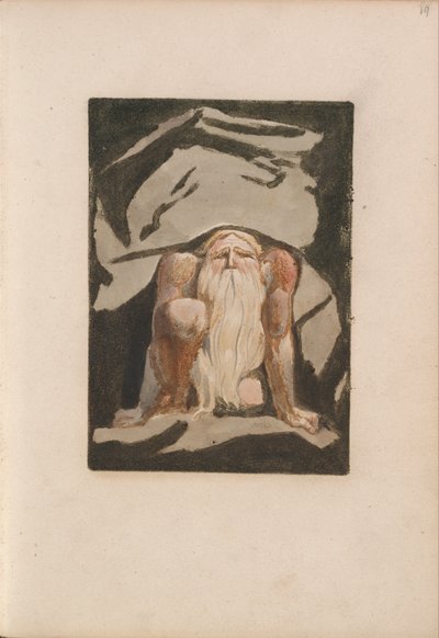 Het Eerste Boek van Urizen, Plaat 23 (Bentley 9) door William Blake