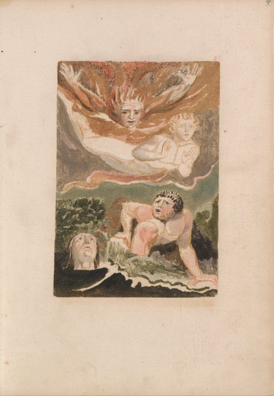 Het Eerste Boek van Urizen, Plaat 4 (Bentley 24) door William Blake