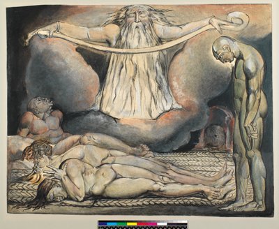 Het Lazarushuis, 1795 door William Blake
