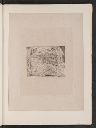De Heer antwoordt Job uit de wervelwind door William Blake