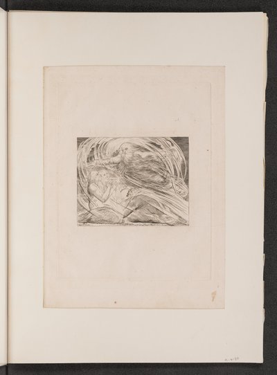 De Heer antwoordt Job uit de wervelwind door William Blake