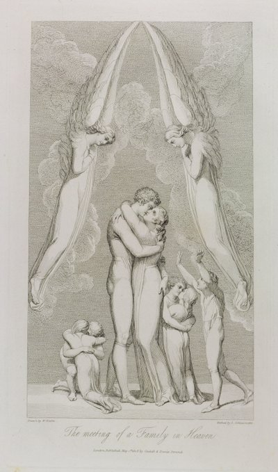 De ontmoeting van een familie in de hemel, pl.4, illustratie uit 