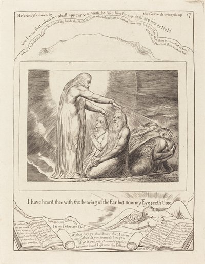 De visie van God door William Blake